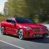 Luxury Red Kia Stinger Diamond Painting