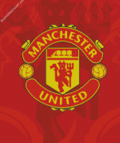 Man UTD Logo Diamond Painting