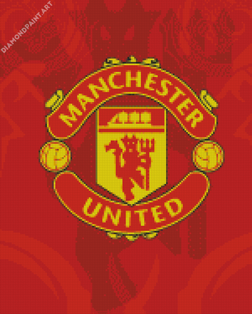 Man UTD Logo Diamond Painting