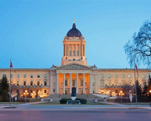 Manitoba Legislative Building Winnipeg Diamond Painting