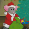 Merry Christmas Mouse Diamond Painting