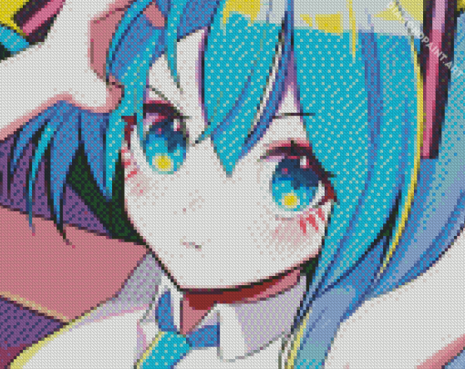 Miku Anime Diamond painting