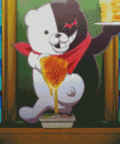 Monokuma Eating Diamond painting