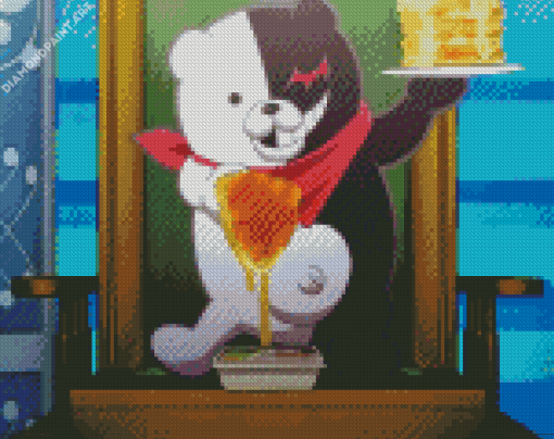 Monokuma Eating Diamond painting