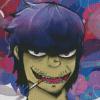 Murdoc Niccals Character Art Diamond painting