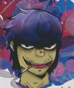 Murdoc Niccals Character Art Diamond painting