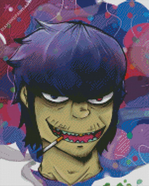 Murdoc Niccals Character Art Diamond painting