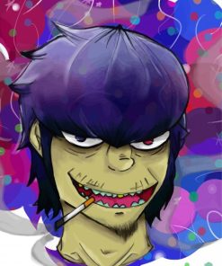 Murdoc Niccals Character Art Diamond painting