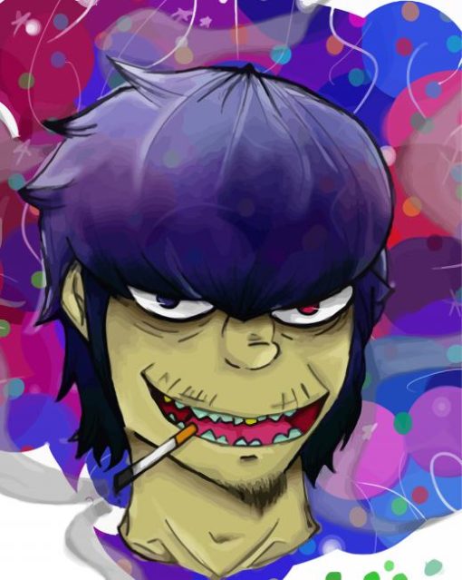 Murdoc Niccals Character Art Diamond painting