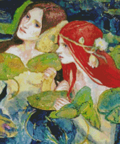 Nymphs Diamond Painting