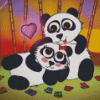 Pandas Animal Lovers Diamond Painting