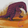 Pangolin Illustration Diamond Painting