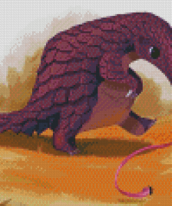 Pangolin Illustration Diamond Painting