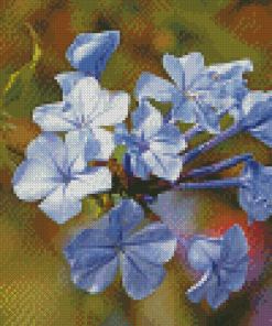 Purple Plumbago Flowers Diamond painting