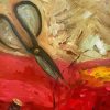 Rustic Black Scissor Diamond painting