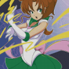 Sailor Jupiter Anime Girl Diamond Painting