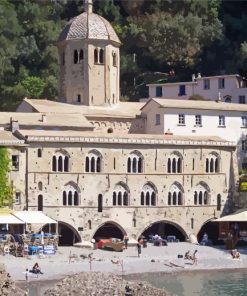 San Fruttuoso Abbey Italy Diamond Painting