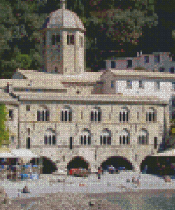 San Fruttuoso Abbey Italy Diamond Painting