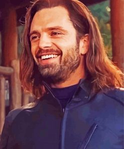 Sebastian Stan Bucky Barnes Diamond Painting