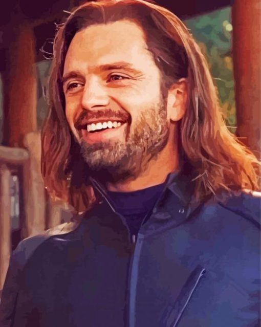 Sebastian Stan Bucky Barnes Diamond Painting