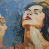 Smoking Woman Art Diamond Painting