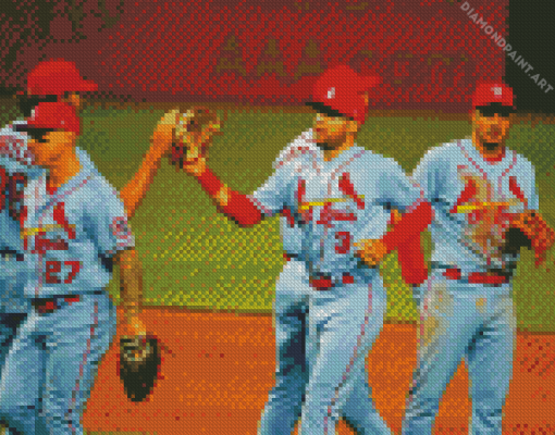 St Louis Cardinals Baseball Team Diamond Painting