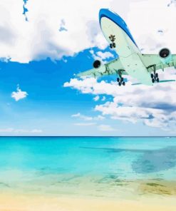 St Marteen Maho Beach Diamond Painting