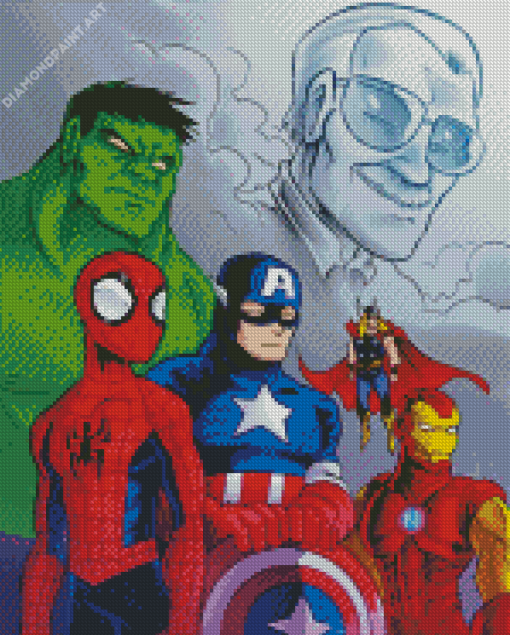 Stan Lee and The Gang Diamond Painting