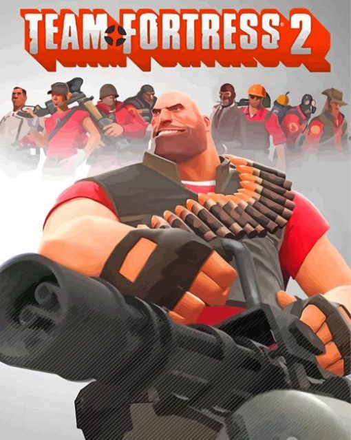 Team Fortress 2 Online Game Poster Diamond Painting