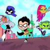 Teen Titans Heroes Diamond Painting