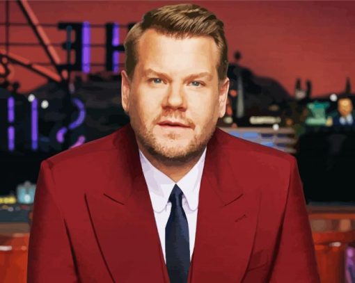 The Late Late Show James Corden Diamond Painting