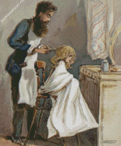 Vintage Hairdresser Art Diamond Painting