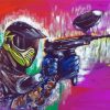 Abstract Paintball Diamond Painting