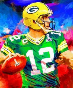 Abstract Green Bay Packers Diamond Painting