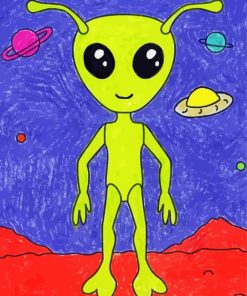 Adorable Alien Diamond Painting