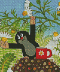 Aesthetic The Little Mole Diamond Painting