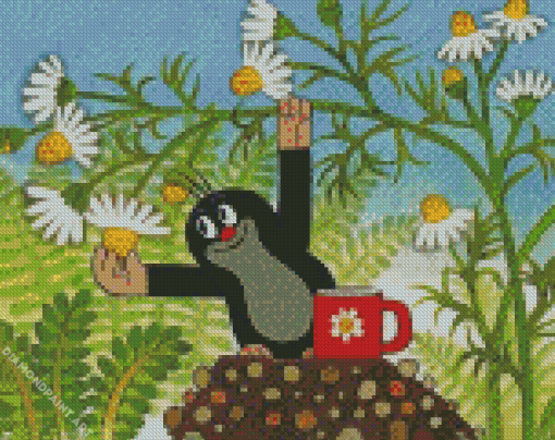 Aesthetic The Little Mole Diamond Painting