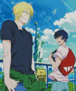 Aesthetic Banana Fish Diamond Painting