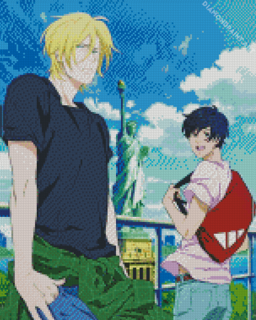 Aesthetic Banana Fish Diamond Painting