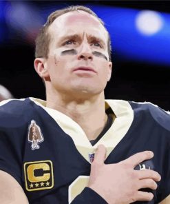 Aesthetic Drew Brees Diamond Painting