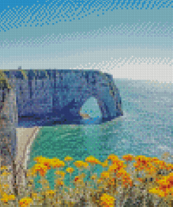 Aesthetic Etretat Diamond Painting