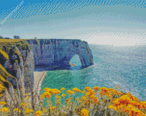 Aesthetic Etretat Diamond Painting