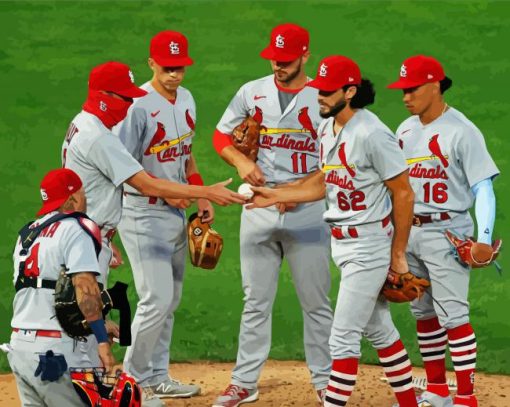 Aesthetic Louis Cardinals Diamond Painting