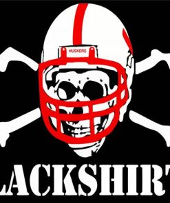 Aesthetic Nebraska Huskers Blackshirts Diamond Painting