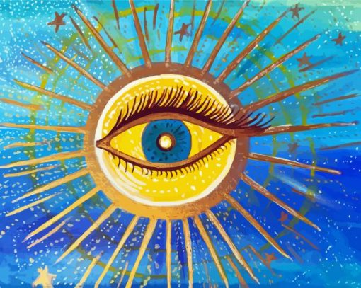 aesthetic Third Eye Illustration Diamond painting