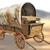 Aesthetic Western Wagon Diamond Painting