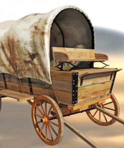 Aesthetic Western Wagon Diamond Painting