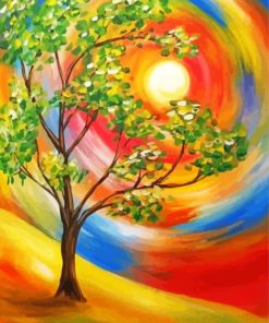 Aesthetic Abstract Tree Diamond Painting