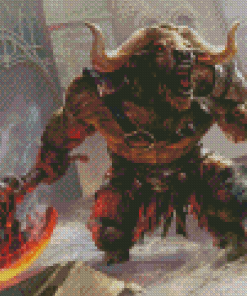 Aesthetic Minotaur Diamond Painting