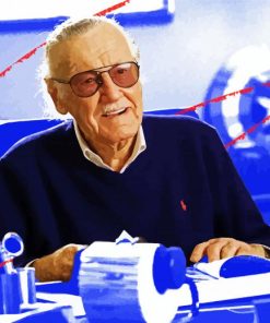 Aesthetic Stan Lee Diamond Painting